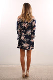 hoombox Summer Women Sexy Off-Shoulder Floral Print Dress