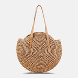 hoombox Women Simplicity Stripe Straw Bag Handbags Tote Retro Beach Bag