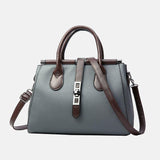 hoombox Women PU Leather Fashion Casual Medium Capacity Solid Color Multi-carry Handbag Crossbody Bag Shoulder Bag