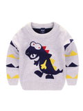 hoombox Cartoon Dinosaur Boys' T-Shirt Warm Sweater