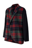 Hoombox  OL Winter Street Style Plaid Coat