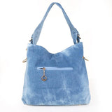 hoombox Fashion Denim Canvas One Shoulder Messenger Handbag