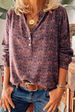 Hoombox Retro printed button down collar shirt