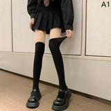 hoombox Sexy Patchwork Color Women Pantyhose Tights Fake Stockings Thighs High Stocking Black Color Silk Socks Japanese Style JK Sock