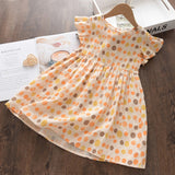 hoombox  Kids Dresses For Girls Children Summer Sleeveless Casual Clothes Dress Girls Animals Pattern Party Dresses 2-7Years