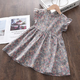 hoombox  Kids Dresses For Girls Children Summer Sleeveless Casual Clothes Dress Girls Animals Pattern Party Dresses 2-7Years