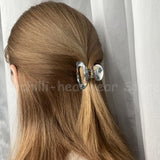 deanwangkt Acetate Hair Claw Clip for Women Girls Mini Leopard Hair Clips Chic Hairclip Barrettes Crab Hairpins Clamp Hair Accessories