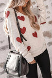 Hoombox  Loose V-Neck Love Knitted Sweater(5 colors)