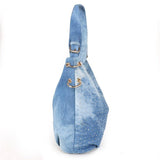 hoombox Fashion Denim Canvas One Shoulder Messenger Handbag