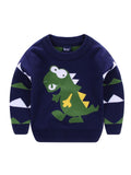 hoombox Cartoon Dinosaur Boys' T-Shirt Warm Sweater