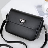 hoombox Fashion Leather Messenger Shoulder Small Square Bag