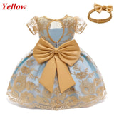 Baby Girls Christmas Dress 3 6 9 12 18 24 Months Toddler Newborn Lace Princess Dress 1 Year Old Birthday Party New Year Costume