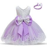 Baby Girls Christmas Dress 3 6 9 12 18 24 Months Toddler Newborn Lace Princess Dress 1 Year Old Birthday Party New Year Costume