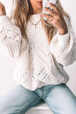 Hoombox  Loose Round Neck Knitted Sweater(5 Colors)